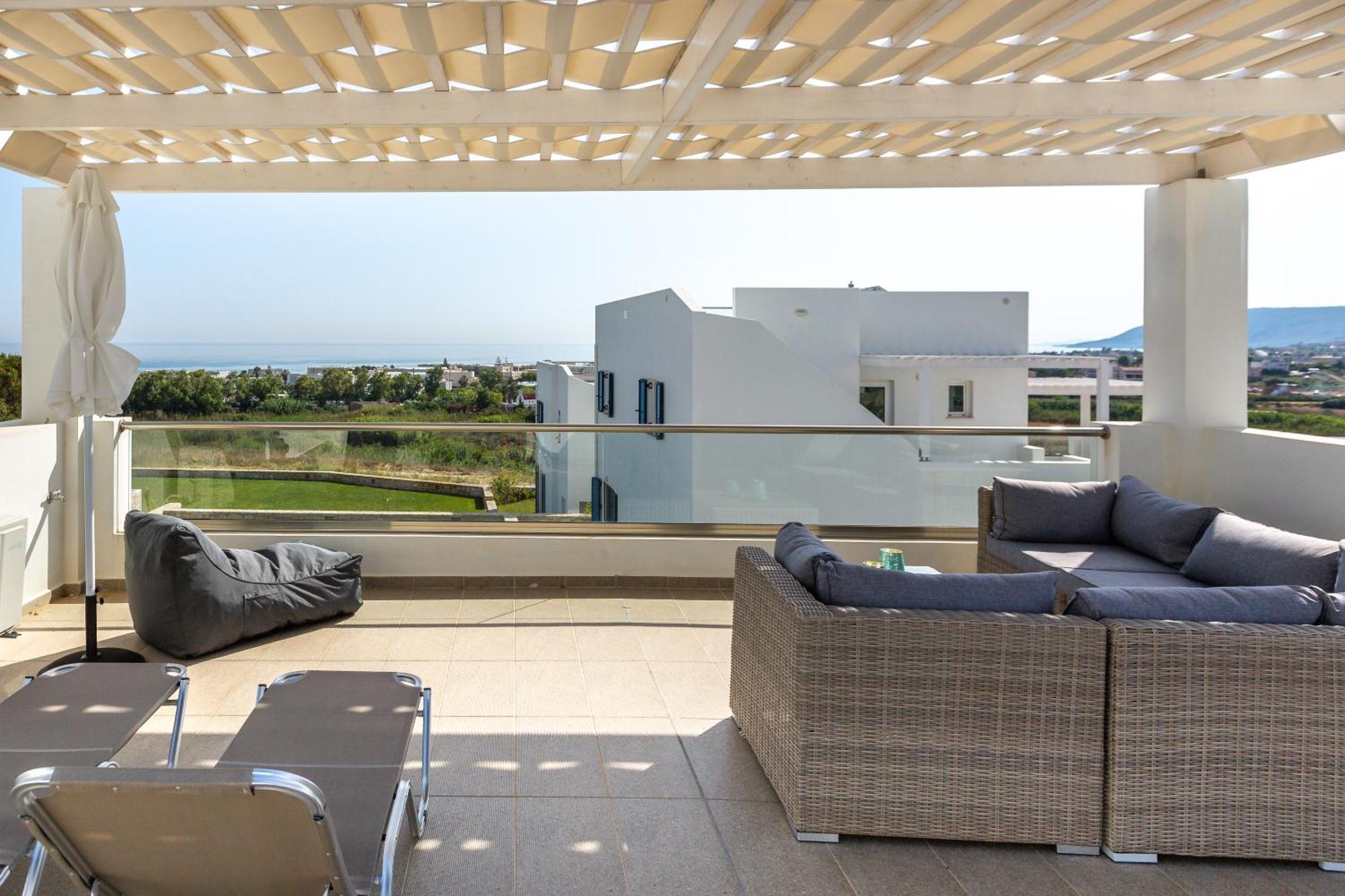 Triton Sea View Villa Georgioupoli Exterior photo